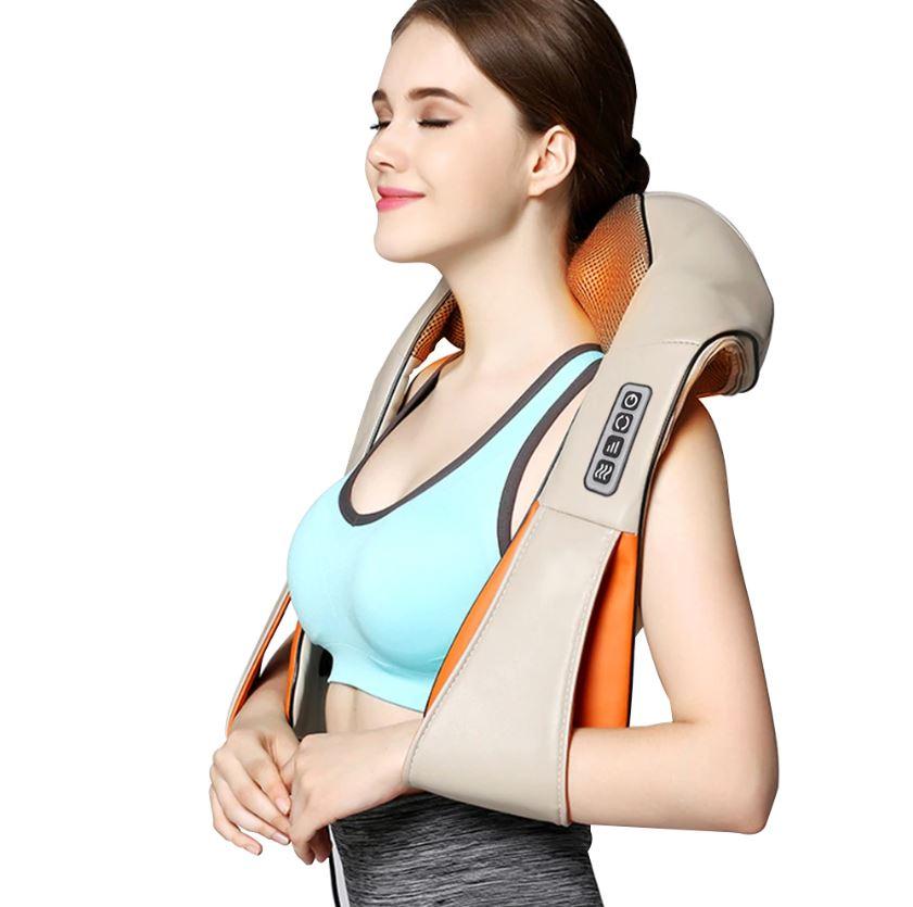 U Shape Electrical Shiatsu Back Neck Shoulder Body Massager