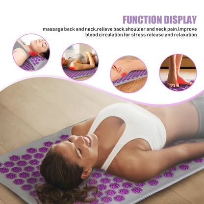 Acupressure Mat - #1 Best Kept Secret for Easy Pain-Relief